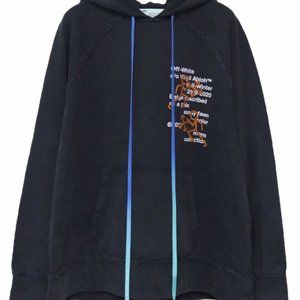 Off White Black Hoodie 41002